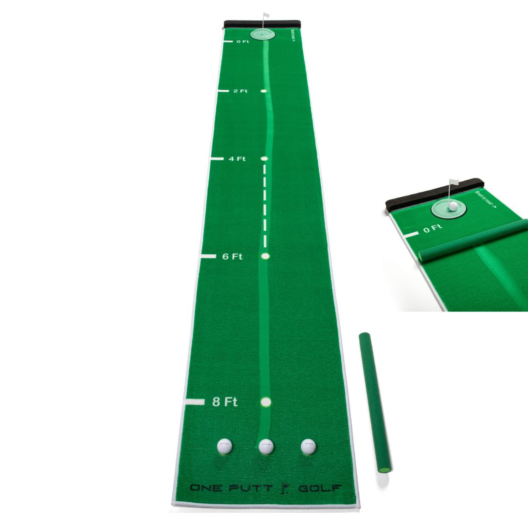 Visible Ball Tracing Golf Putting Mat Full Kit – One Putt Golf